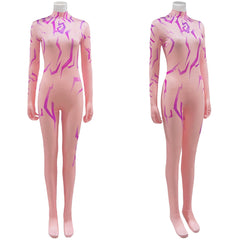 KPop Demon Hunters(2025) Huntrix Rumi Combinaison Rose Cosplay Costume Ver.2