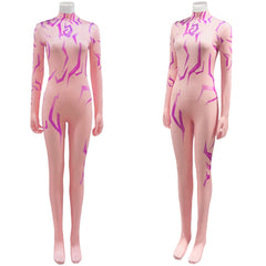 KPop Demon Hunters(2025) Huntrix Rumi Combinaison Rose Cosplay Costume Ver.2