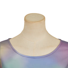 KPop Demon Hunters(2025) Huntrix Rumi Haut Court Coloré Cosplay Costume