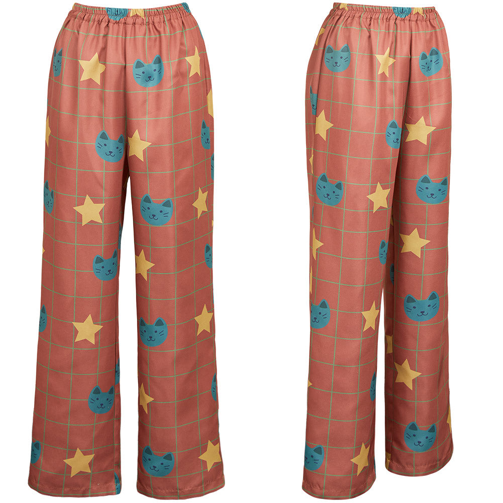 KPop Demon Hunters(2025) Huntrix Rumi Pantalon de Pyjama Orange Cosplay Costume