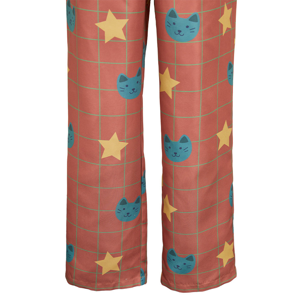 KPop Demon Hunters(2025) Huntrix Rumi Pantalon de Pyjama Orange Cosplay Costume