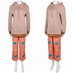 KPop Demon Hunters(2025) Huntrix Rumi Pyjama Orange Cosplay Costume