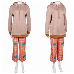 KPop Demon Hunters(2025) Huntrix Rumi Pyjama Orange Cosplay Costume