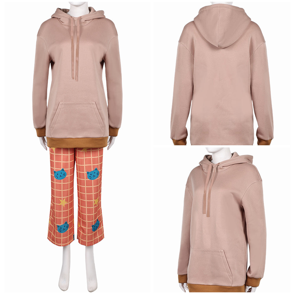 KPop Demon Hunters(2025) Huntrix Rumi Pyjama Orange Cosplay Costume