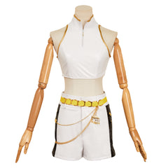 KPop Demon Hunters(2025) Huntrix Rumi Tenue Blanche et Noire Cosplay Costume