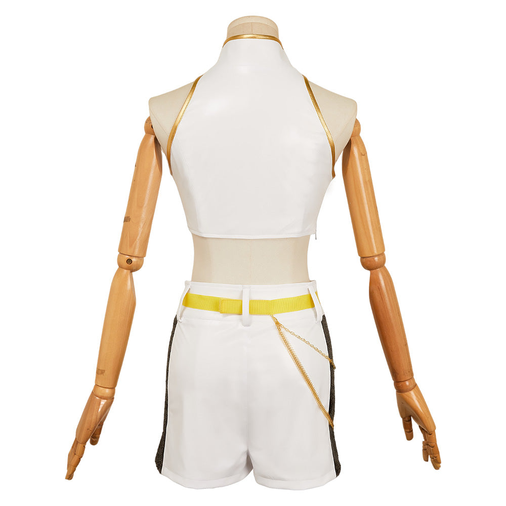 KPop Demon Hunters(2025) Huntrix Rumi Tenue Blanche et Noire Cosplay Costume