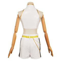 KPop Demon Hunters(2025) Huntrix Rumi Tenue Blanche et Noire Cosplay Costume