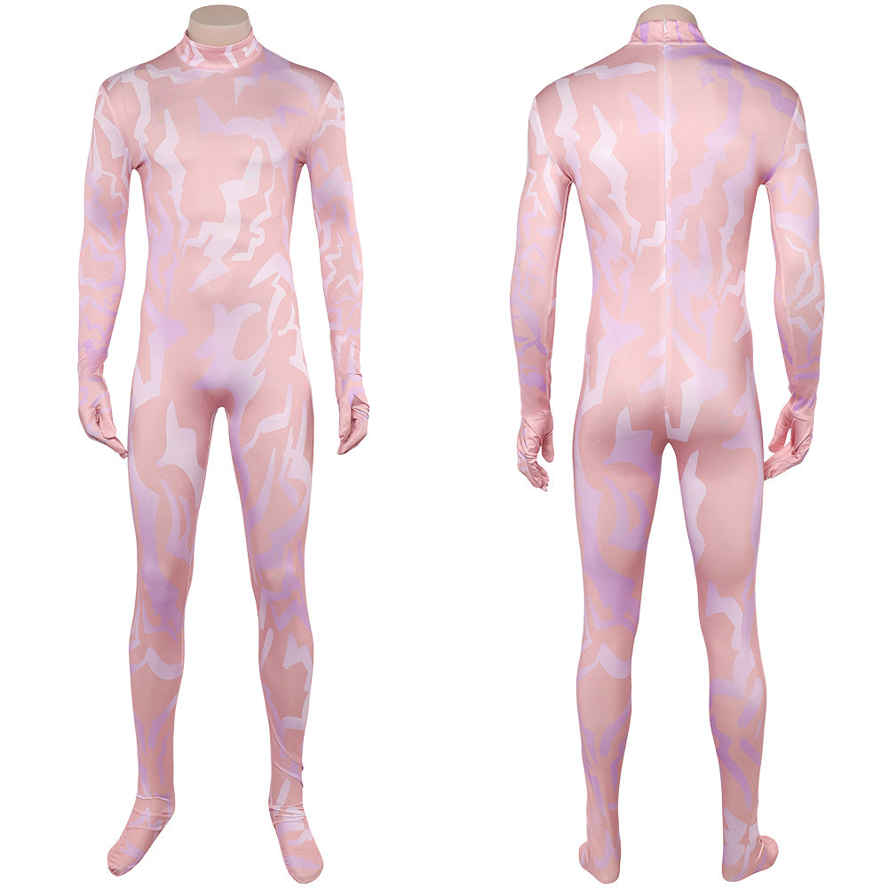 KPop Demon Hunters(2025) Jinu Saja Combinaison Imprimée Demon Motifs Cosplay Costume