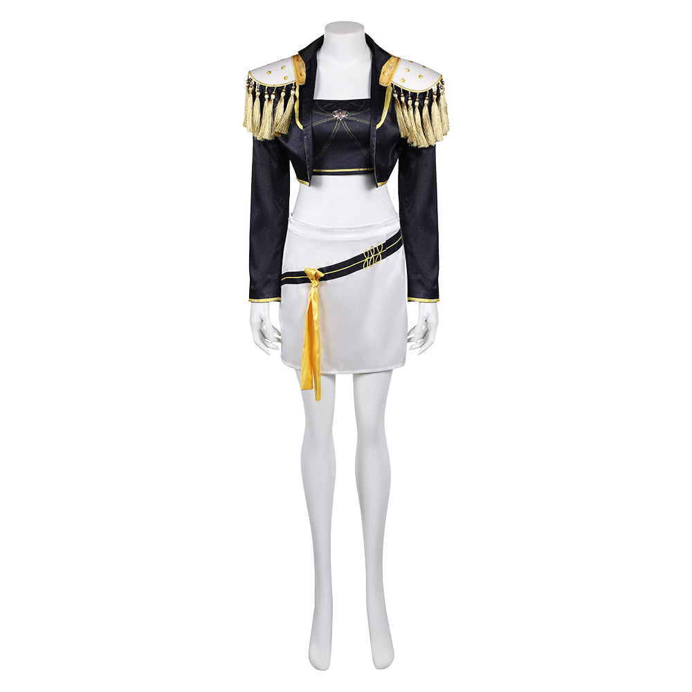 KPop Demon Hunters(2025) Mira Golden Costume de Scène Cosplay Costume