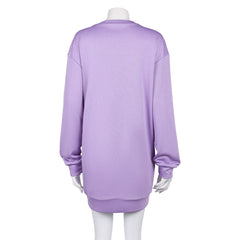 KPop Demon Hunters(2025) Mira Pyjama Violet et Blanc Cosplay Costume