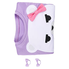 KPop Demon Hunters(2025) Mira Pyjama Violet et Blanc Cosplay Costume