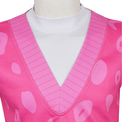 Kpop Demon Hunters(2025) Mystery Saja Gilet Rose Haut Blanc Cosplay Costume