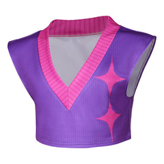 Kpop Demon Hunters(2025) Mystery Saja Gilet Violet Cosplay Costume