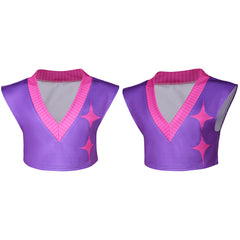 Kpop Demon Hunters(2025) Mystery Saja Gilet Violet Cosplay Costume