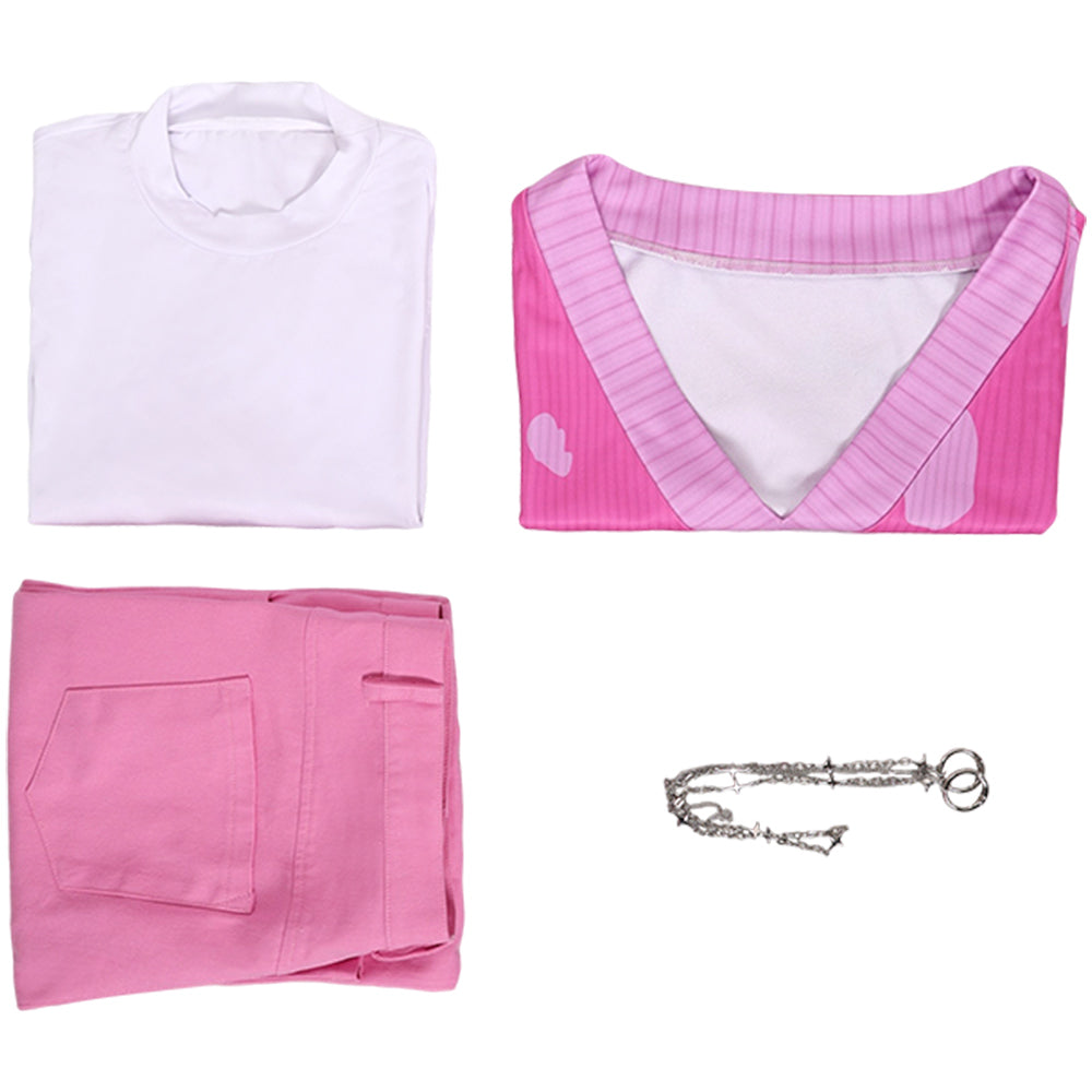 Kpop Demon Hunters(2025) Mystery Saja Tenue Rose Cosplay Costume Ver.2