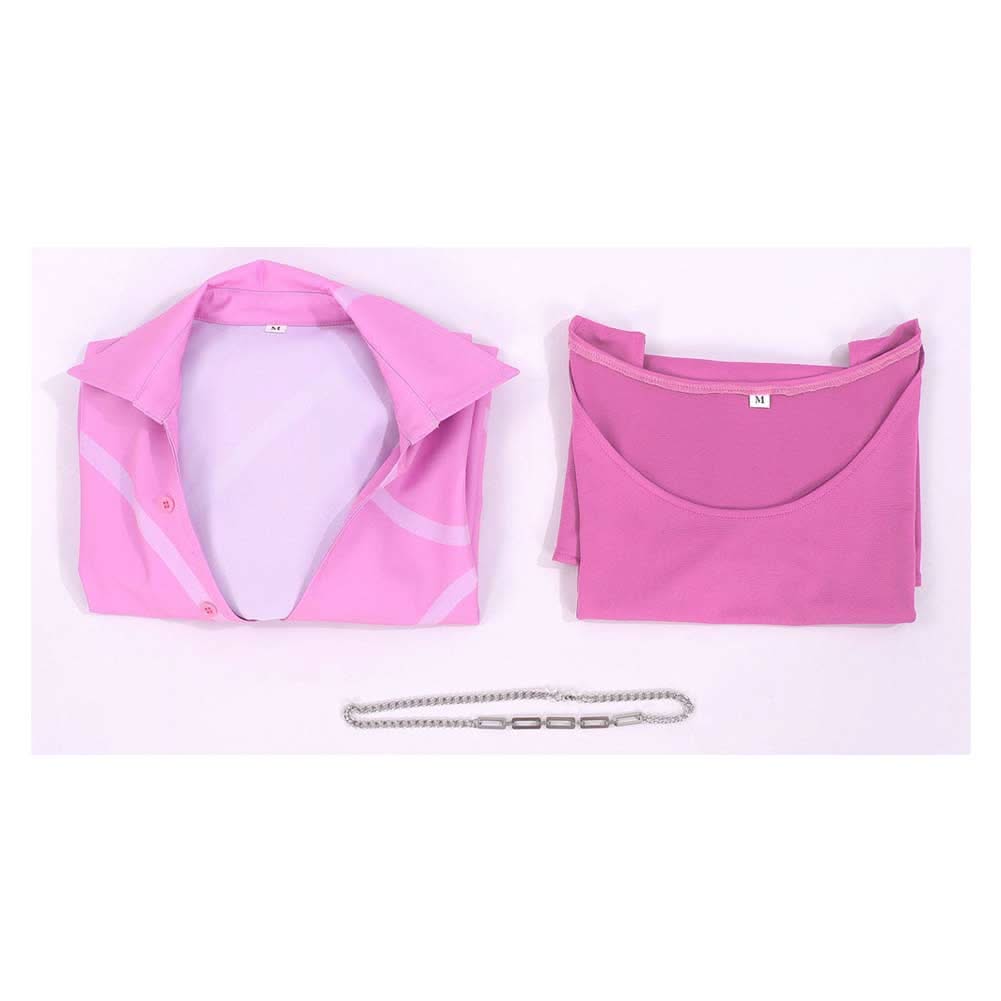 Kpop Demon Hunters(2025) Romance Chemise+Haut Rose Cosplay Costume