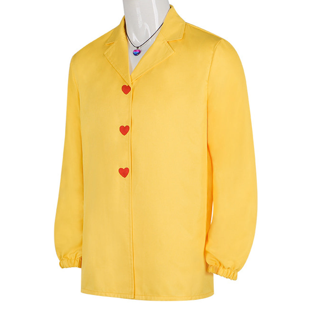 Kpop Demon Hunters(2025) Romance Saja Chemise Jaune Cosplay Costume