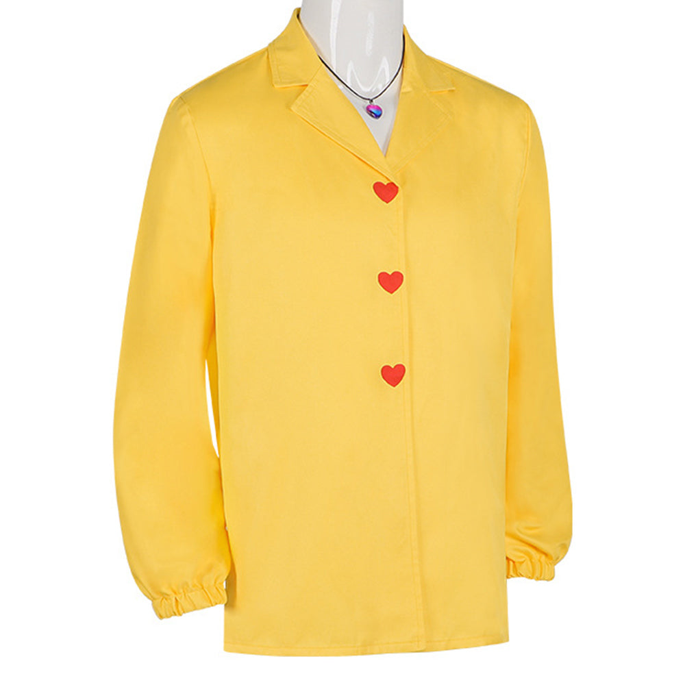 Kpop Demon Hunters(2025) Romance Saja Chemise Jaune Cosplay Costume