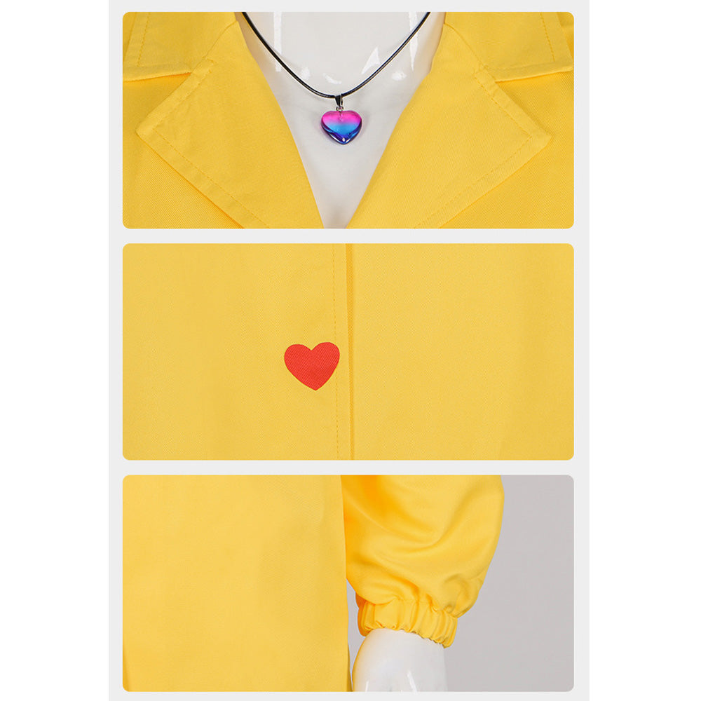 Kpop Demon Hunters(2025) Romance Saja Chemise Jaune Cosplay Costume