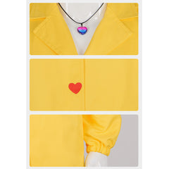 Kpop Demon Hunters(2025) Romance Saja Chemise Jaune Cosplay Costume