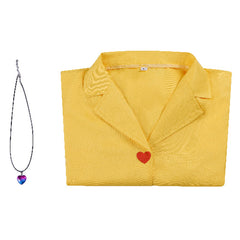 Kpop Demon Hunters(2025) Romance Saja Chemise Jaune Cosplay Costume