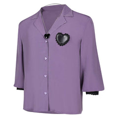 Kpop Demon Hunters(2025) Romance Saja Chemise Violette Cosplay Costume
