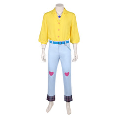 Kpop Demon Hunters(2025) Romance Saja Tenue de Chemise Jaune Cosplay Costume