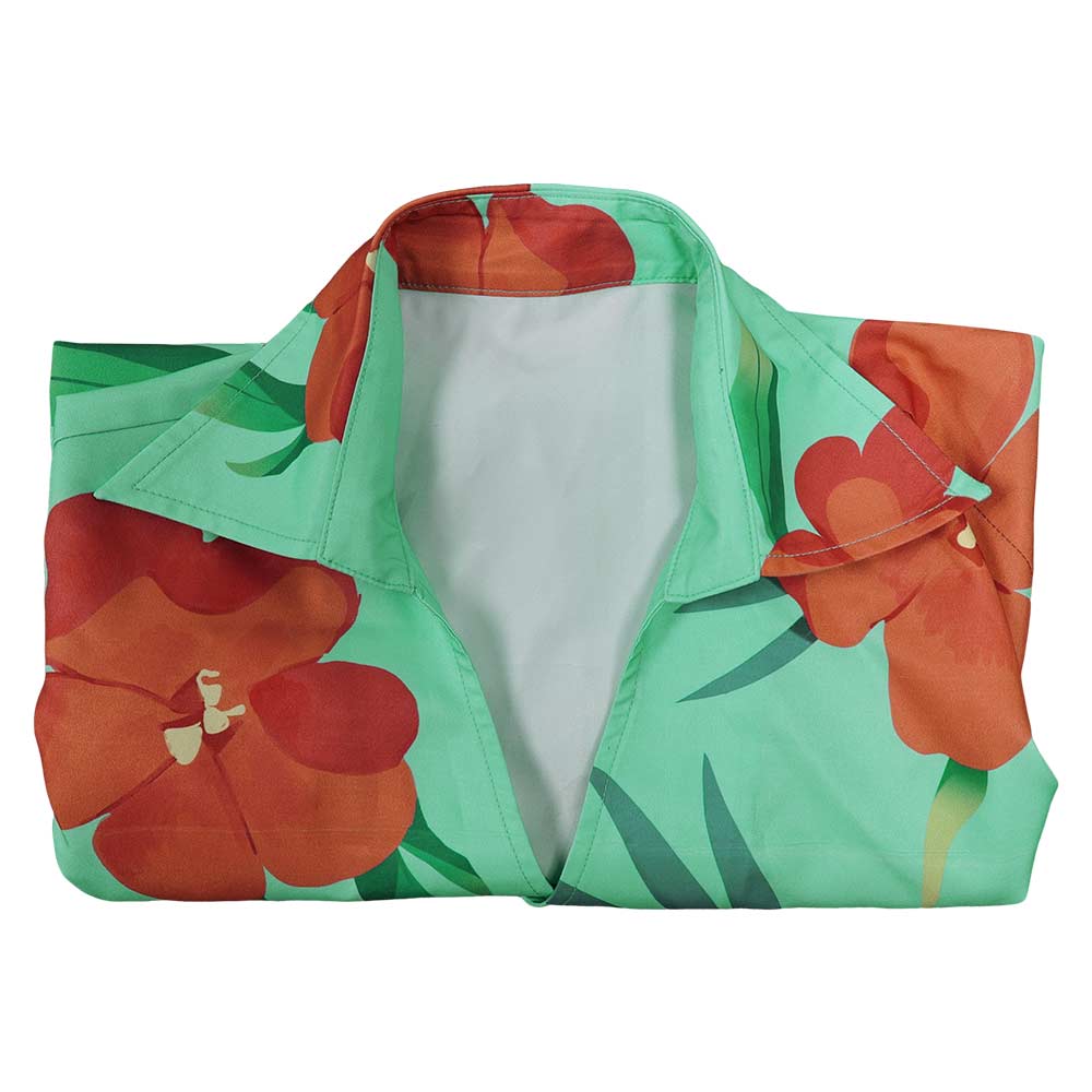 KPop Demon Hunters(2025) Saja Boys Abby Chemise Imprimée Verte Cosplay Costume