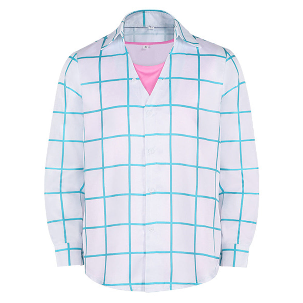 KPop Demon Hunters(2025) Saja Boys Jinu Chemise Blanche Cosplay Costume Ver.2