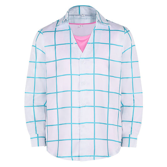 KPop Demon Hunters(2025) Saja Boys Jinu Chemise Blanche Cosplay Costume Ver.2