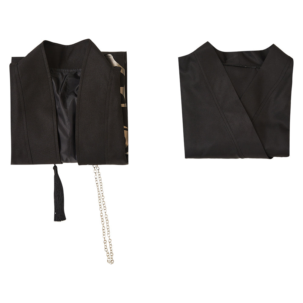 KPop Demon Hunters(2025) Saja Boys Jinu Saja Haut+Veste Noire Cosplay Costume