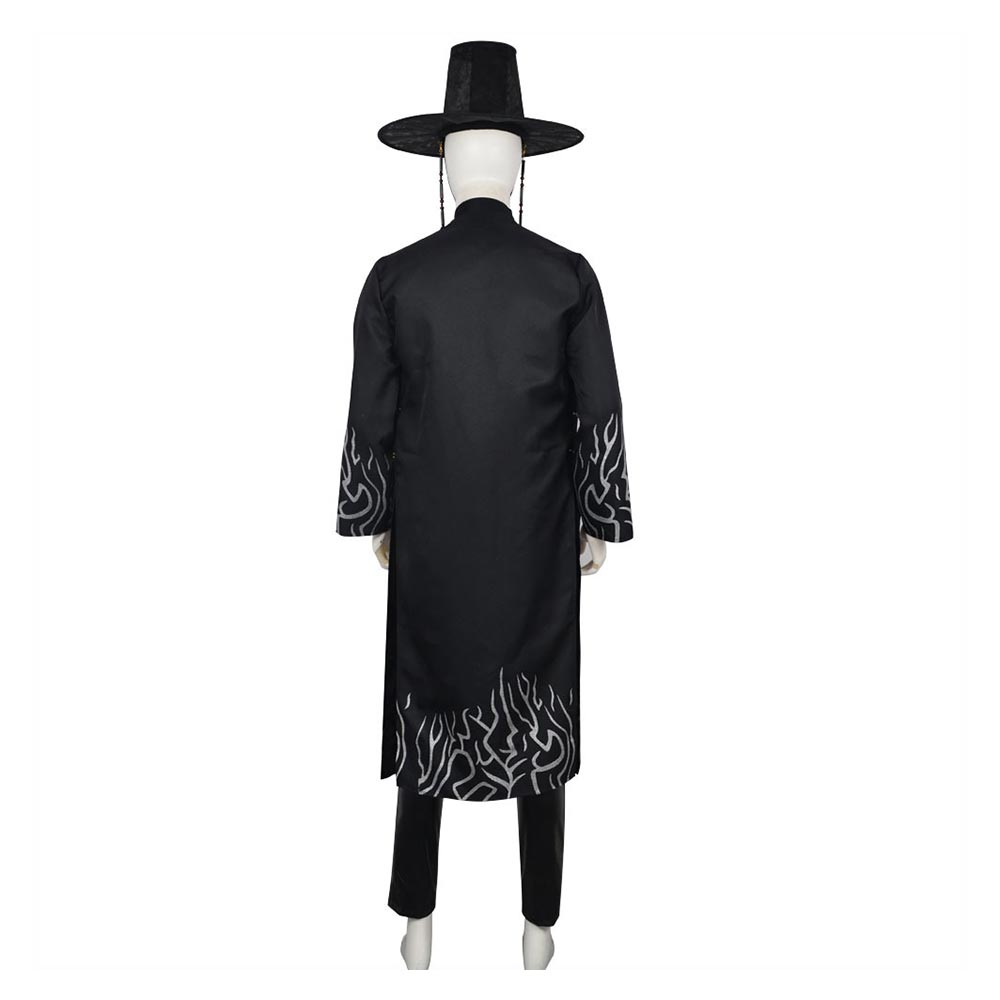 KPop Demon Hunters(2025) Saja Boys Jinu Tenue Noire Cosplay Costume