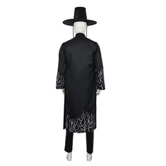KPop Demon Hunters(2025) Saja Boys Jinu Tenue Noire Cosplay Costume