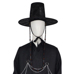 KPop Demon Hunters(2025) Saja Boys Jinu Tenue Noire Cosplay Costume