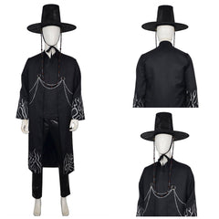 KPop Demon Hunters(2025) Saja Boys Jinu Tenue Noire Cosplay Costume