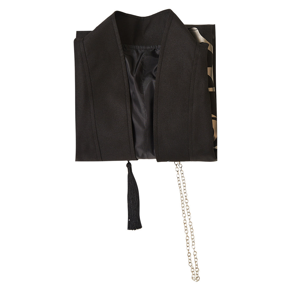 KPop Demon Hunters(2025) Saja Boys Jinu Veste Noire Cosplay Costume