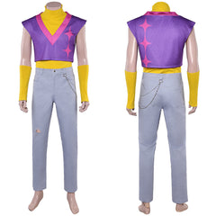 KPop Demon Hunters(2025) Saja Boys Mystery Tenue de Gilet Violet Cosplay Costume