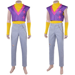 KPop Demon Hunters(2025) Saja Boys Mystery Tenue de Gilet Violet Cosplay Costume