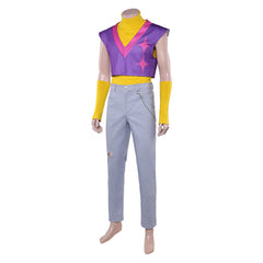 KPop Demon Hunters(2025) Saja Boys Mystery Tenue de Gilet Violet Cosplay Costume