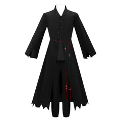 Kpop Demon Hunters(2025) Saja Boys Tenue Noire avec Chapeau Cosplay Costume