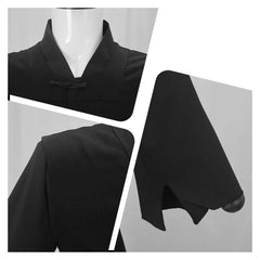 Kpop Demon Hunters(2025) Saja Boys Tenue Noire avec Chapeau Cosplay Costume