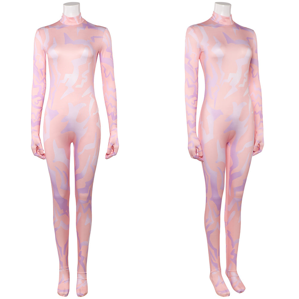 KPop Demon Hunters(2025) Zoey Combinaison Rose Cosplay Costume