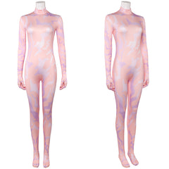 KPop Demon Hunters(2025) Zoey Combinaison Rose Cosplay Costume