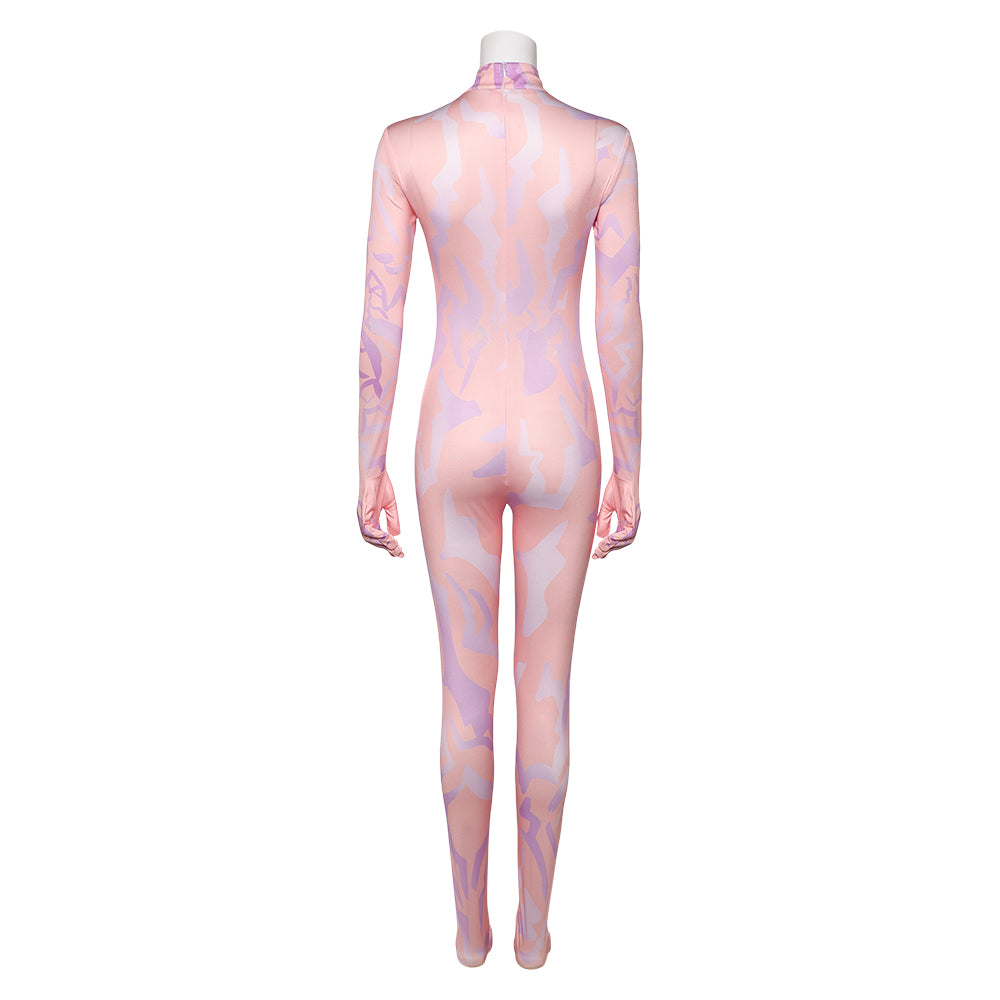 KPop Demon Hunters(2025) Zoey Combinaison Rose Cosplay Costume