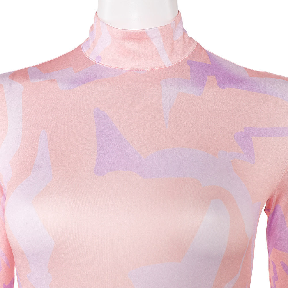 KPop Demon Hunters(2025) Zoey Combinaison Rose Cosplay Costume