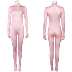 KPop Demon Hunters(2025) Zoey Combinaison Rose Cosplay Costume