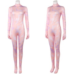 KPop Demon Hunters(2025) Zoey Combinaison Rose Cosplay Costume