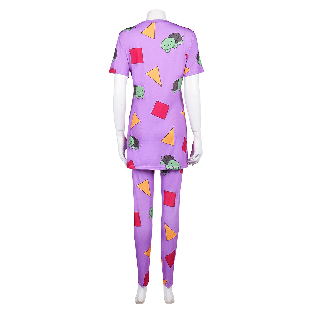 KPop Demon Hunters(2025) Zoey Pyjama Violet Cosplay Costume