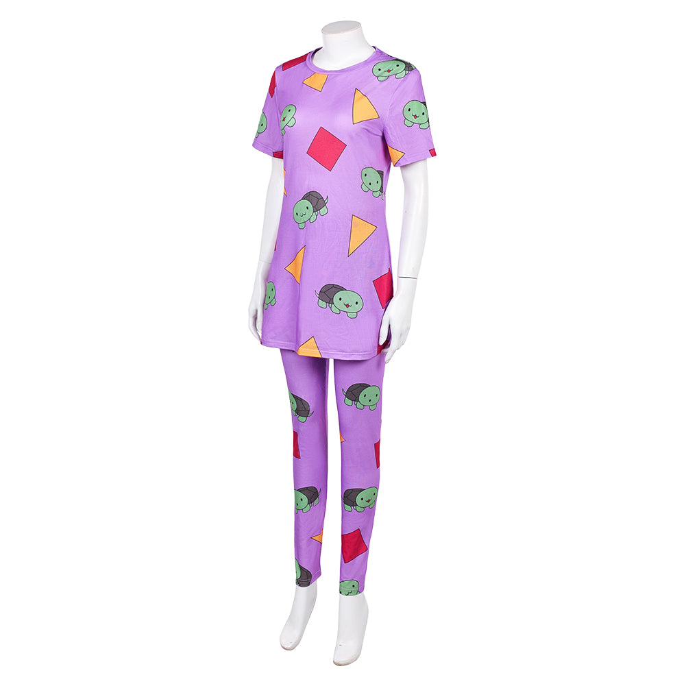 KPop Demon Hunters(2025) Zoey Pyjama Violet Cosplay Costume