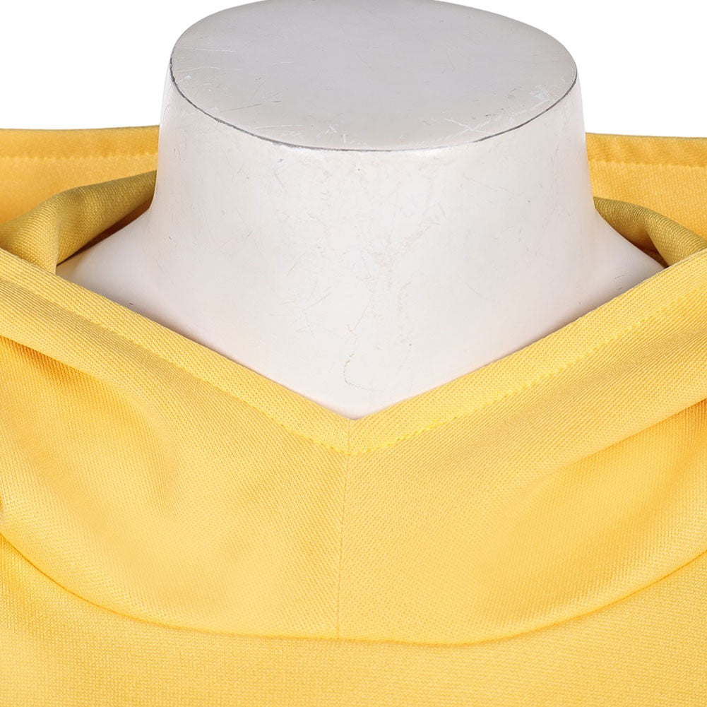 KPop Demon Hunters(2025) Zoey Sweat-shirt à Capuche Jaune Cosplay Costume